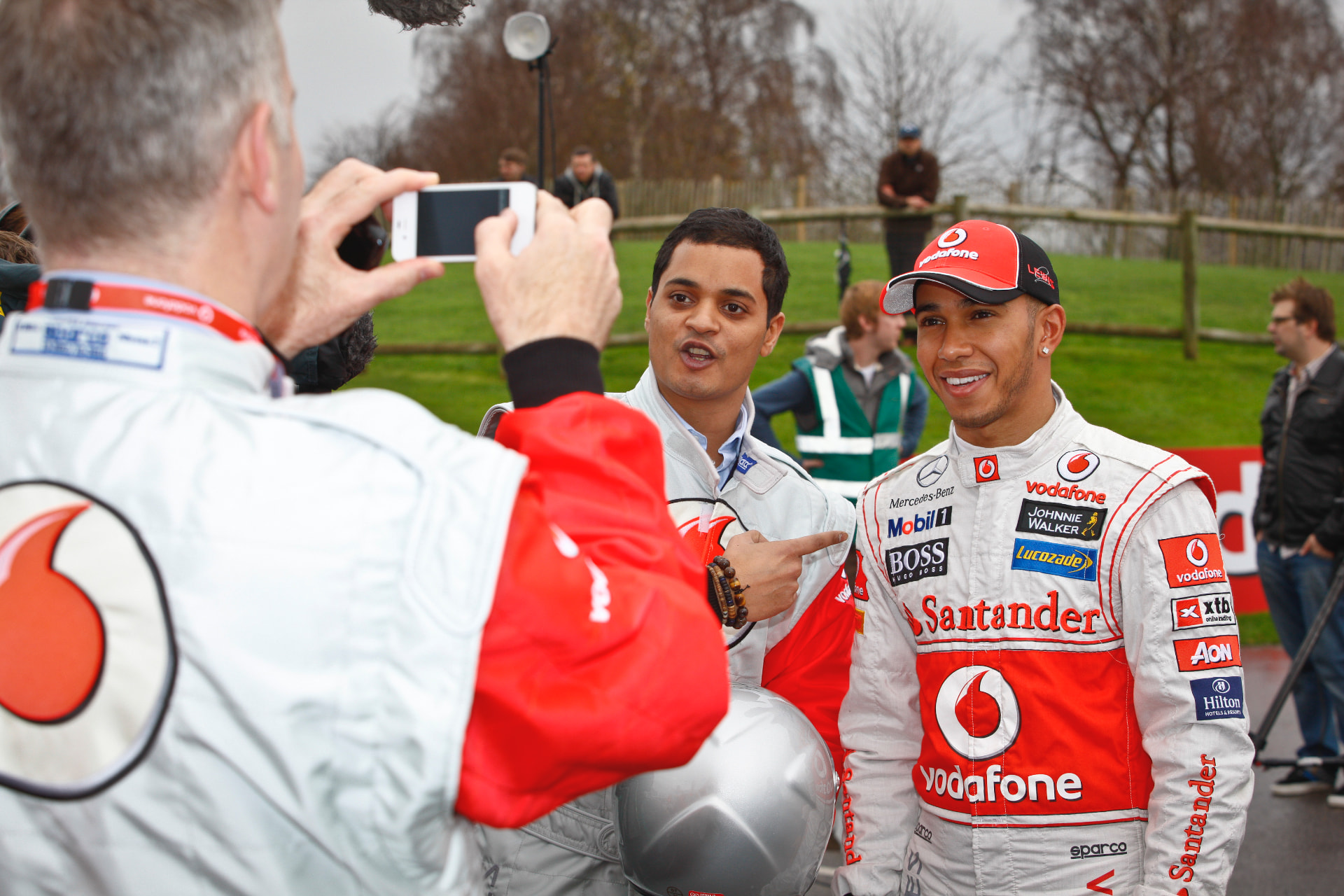 At a Vodafone McLaren event during the Quore years in 2011